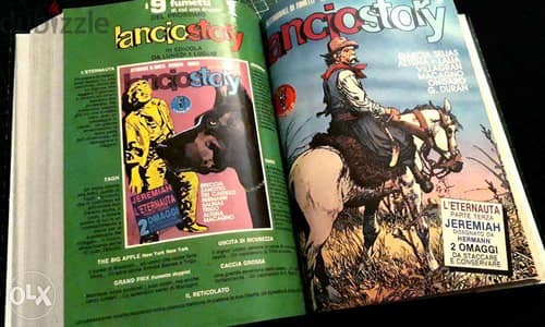 ثروه فنية . . مجموعة مجلدات لمجلة Lancio Story و Scorpio كومكس ايطالي 1