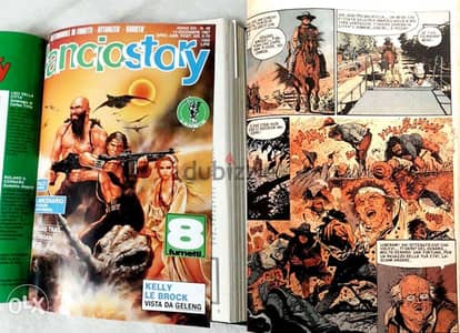 ثروه فنية . . مجموعة مجلدات لمجلة Lancio Story و Scorpio كومكس ايطالي 3
