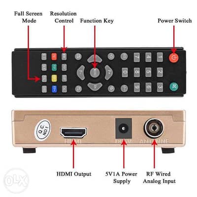 HDMI TV box FSC8010 - RF to HDMI Converter - محول اشارة الي HDMI 1