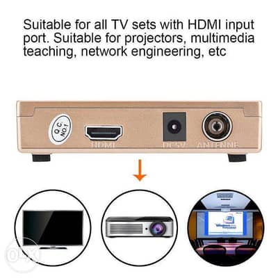 HDMI TV box FSC8010 - RF to HDMI Converter - محول اشارة الي HDMI 3