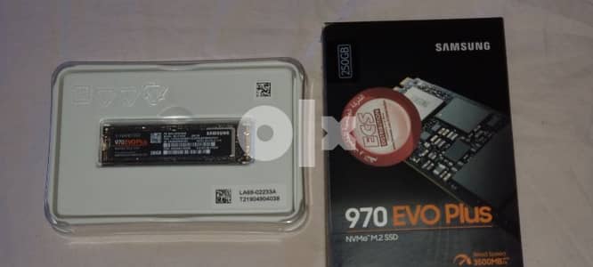 250g Samsung SSD 970 EVO PLUS M. 2 2