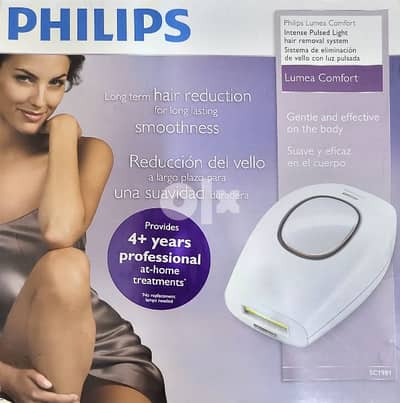 New PHILIPS Lumea Comfort SC1981 IPL for Hair Removal 0