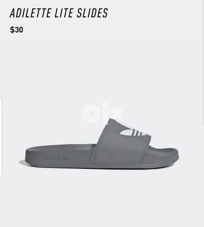 adidas slepper original gray 0
