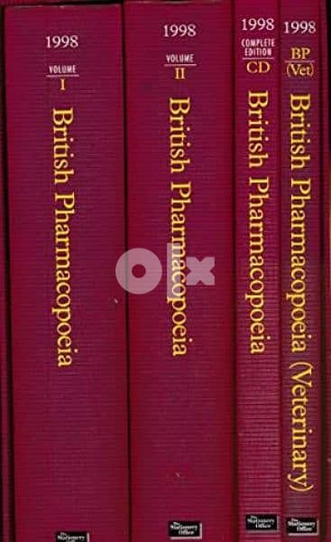 British pharmacopoeia 1998 Volume I & II 0