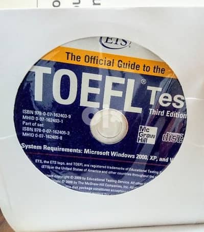 ETS The official guide to the TOEFL test third edition with CD 2