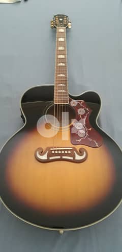 Epiphone EJ-200SCE Solid Top Cutaway Acoustic/Electric Guitar 0