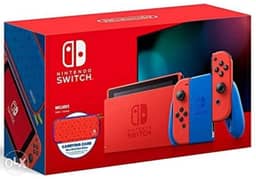 Nintendo Switch Mario Red & Blue Edition new 0