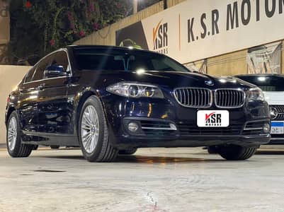 BMW 520i بحالة الزيرو فابريكا بالكامل 2014 10