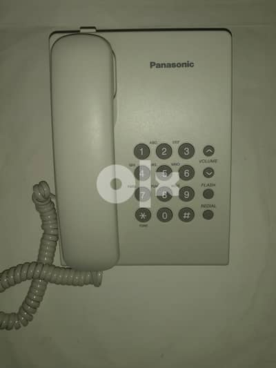 هاتف Panasonic ارضي بسلك متكامل TS500 لون ابيض 2